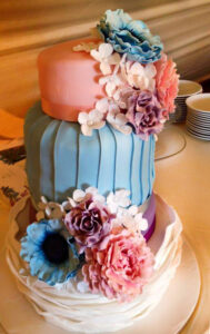 Pastel Flower Wedding Cake | Kerry's Cake Company