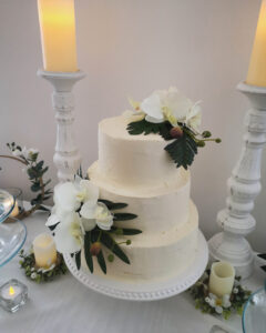 Orchid Flower Wedding Cake | Kerry's Cake Company