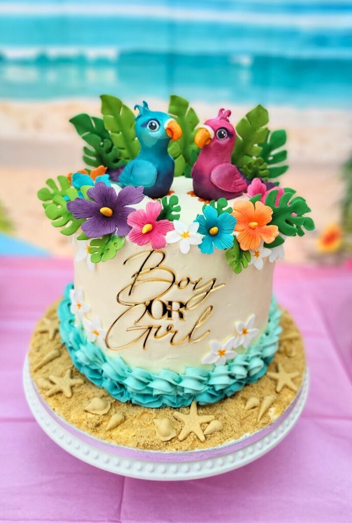 Gender Reveal Cake | Kerry's Cake Company